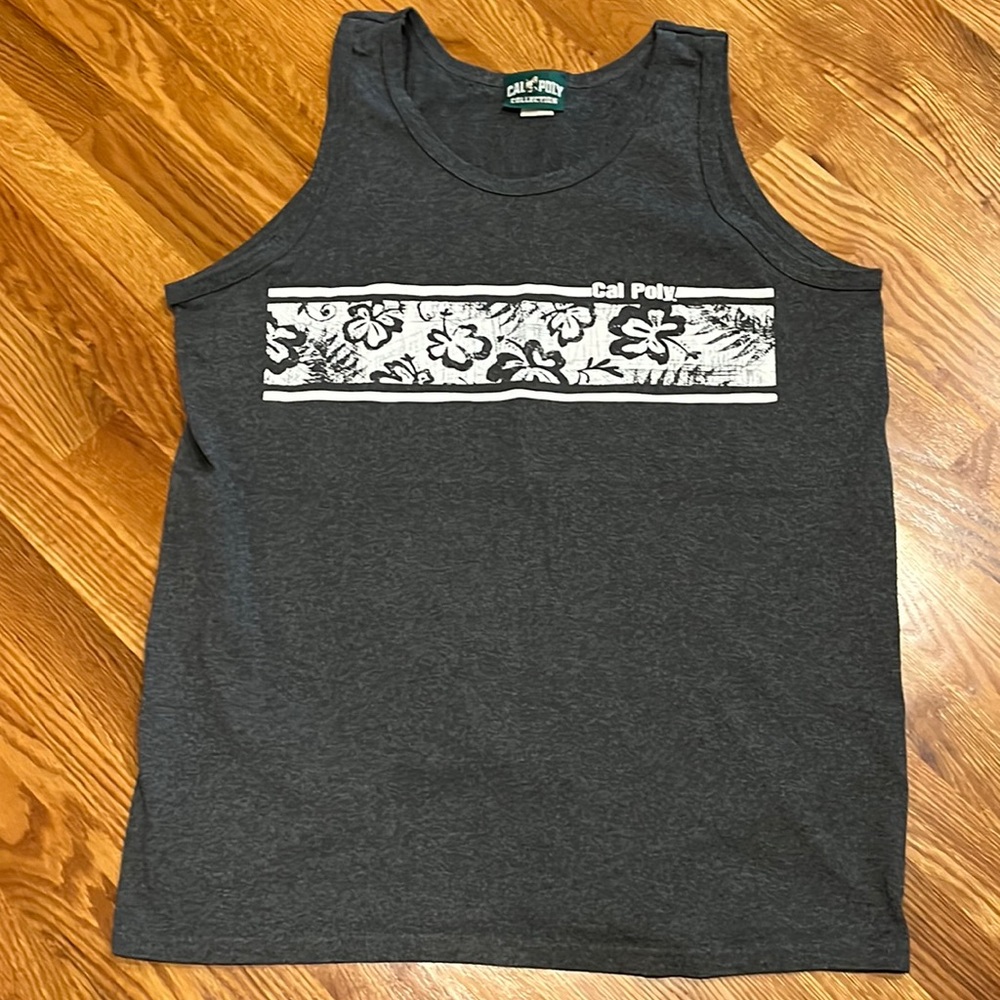 Cal Poly Gray Tank Large